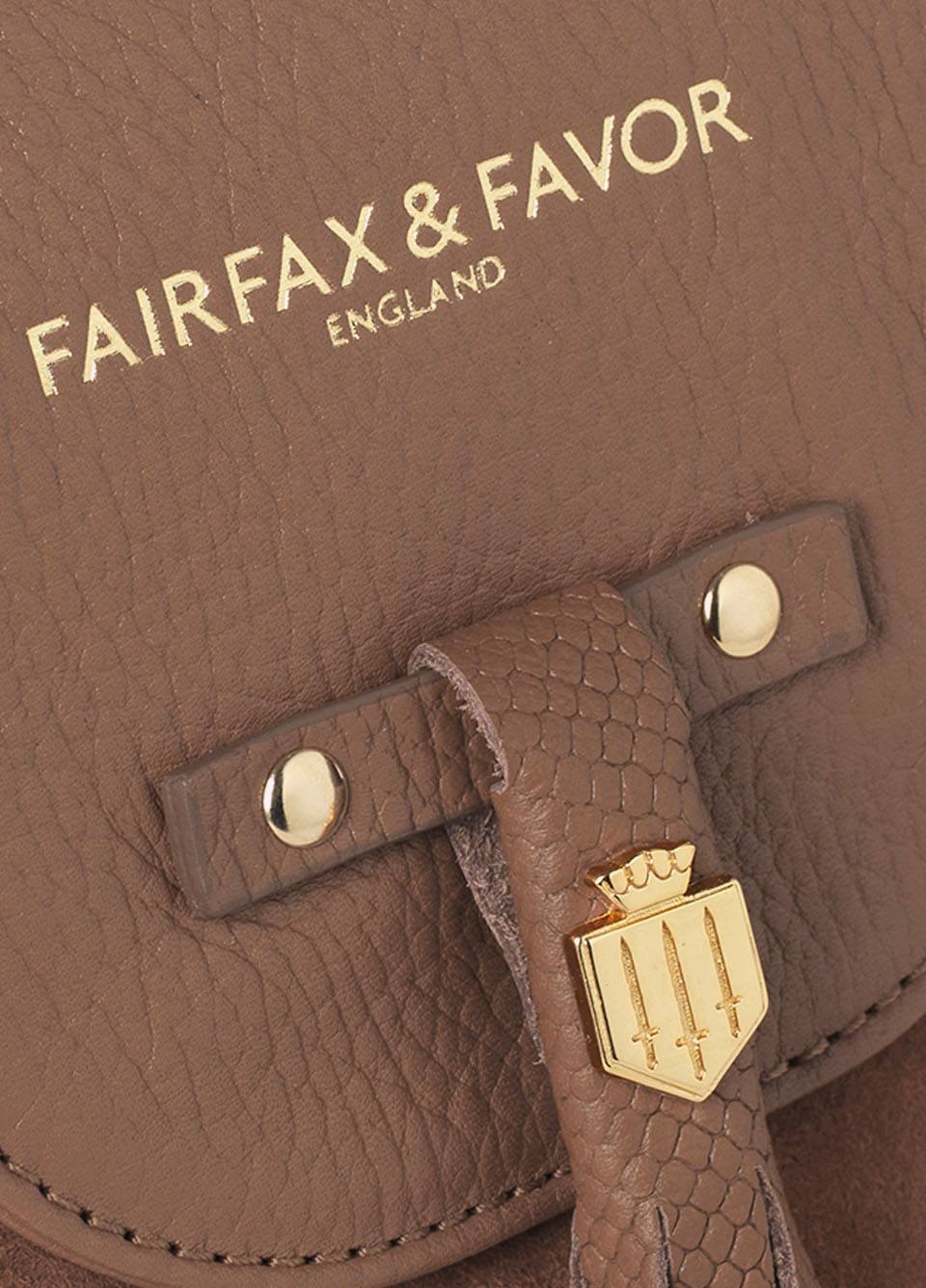 Fairfax & Favor Windsor Leather and Suede Handbag - Tan