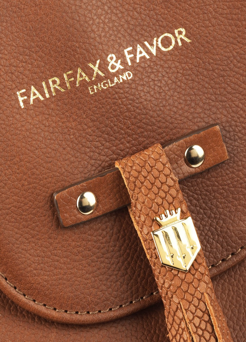 Fairfax & Favor Leather Windsor Handbag - Tan