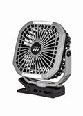 Woof Wear Rechargeable Multi-Mount Fan - Black/Grey