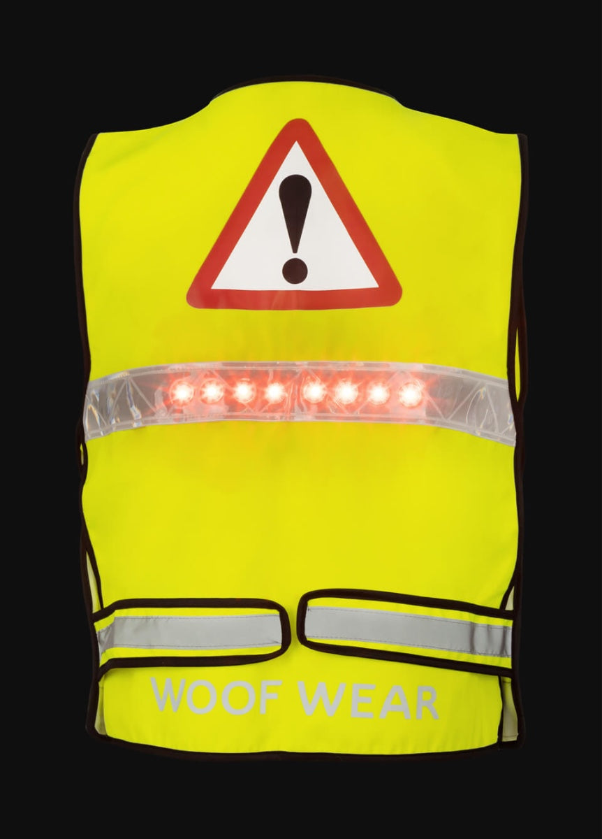 Woof Wear LED Hi Vis Riding Vest - Yellow