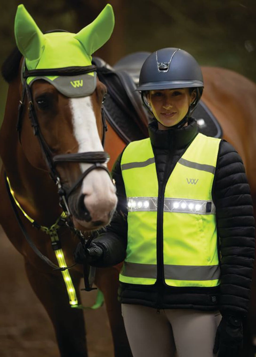 Woof Wear LED Hi Vis Riding Vest - Yellow