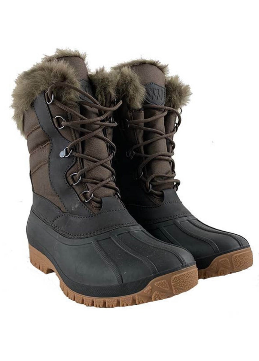 Woof Wear Mid Winter Boot - Black/Chocolate