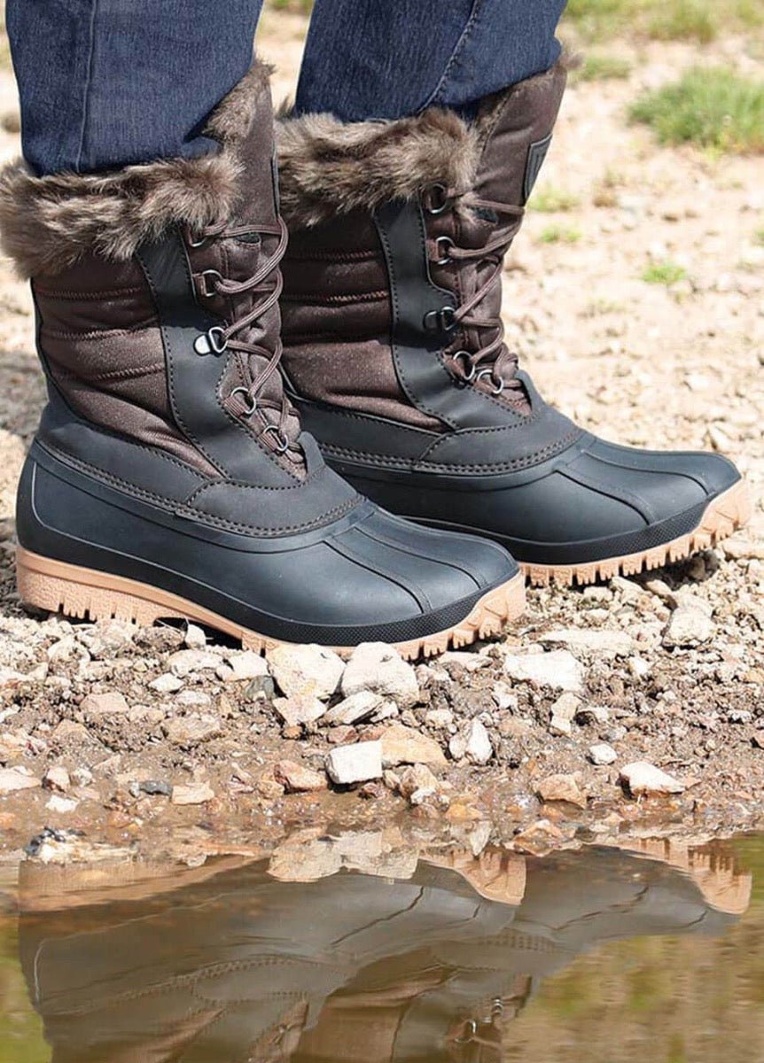 Woof Wear Mid Winter Boot - Black/Chocolate