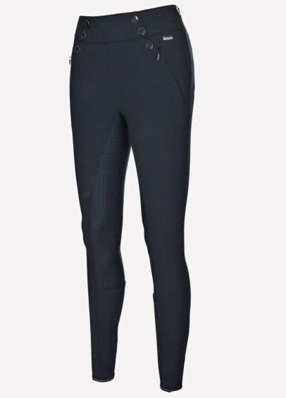 Pikeur Ladies Aiyana Grip Breeches With Full Seat Panel - Black