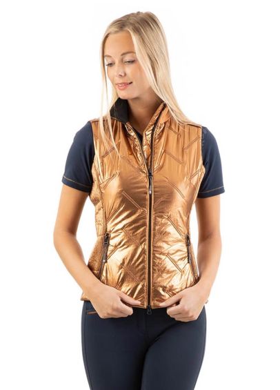 Anky Quilted Waistcoat - Copper