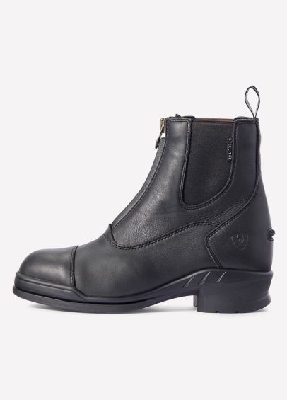 Ariat Womens Heritage lV Steel Toe Zip Paddock Boots - Black