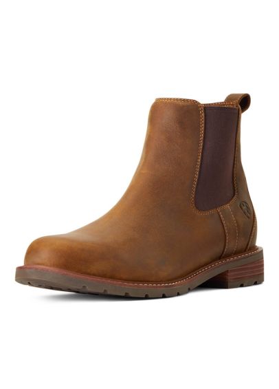 Ariat Mens Wexford H20 Chelsea Boot - Weathered Brown