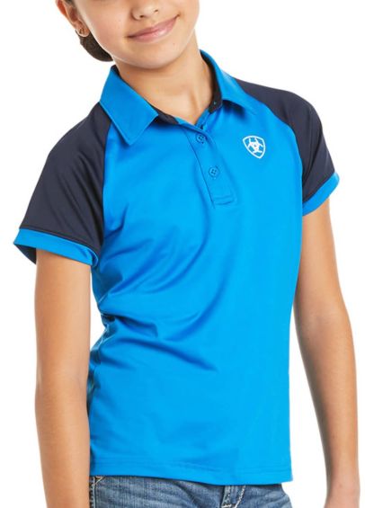 Ariat Kids Team 3.0 Polo - Imperial Blue