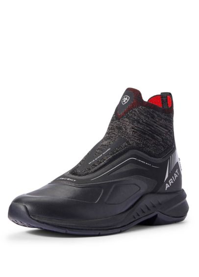 Ariat Limited Edition Ascent Paddock Boot - Black/Red