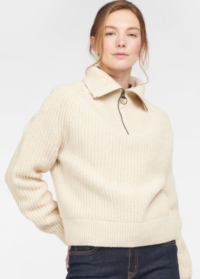 Barbour Stanton Knit - Oatmeal