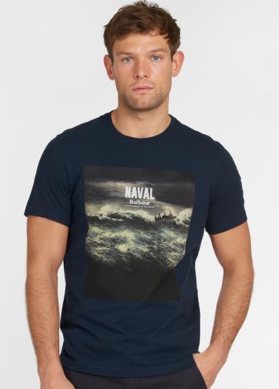 Barbour Tidal Graphic T-Shirt - Navy