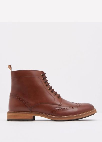 Joules Barnes Lace-up Boots - Tan