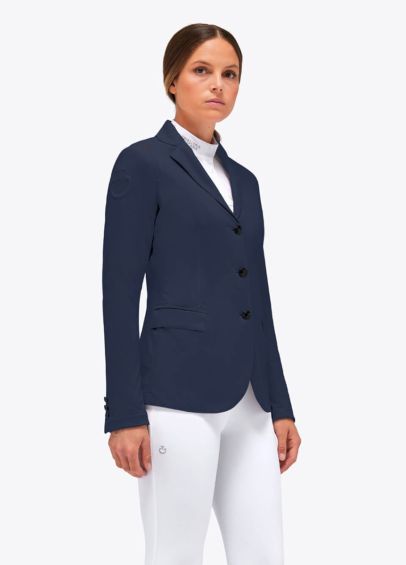 Cavalleria Toscana Perforated Competition Jacket - Blue