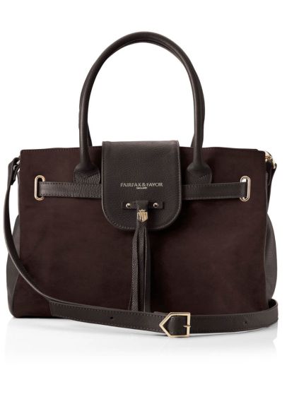 Fairfax & Favor Windsor Handbag - Chocolate
