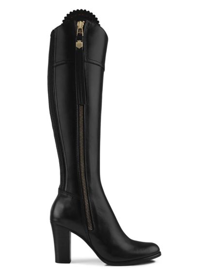 Fairfax & Favor High Heeled Regina Leather Boot - Black