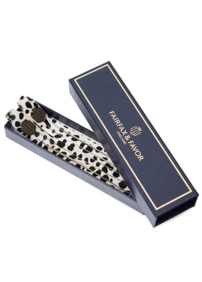 Fairfax & Favor Haircalf Boot Tassels - Dalmatian