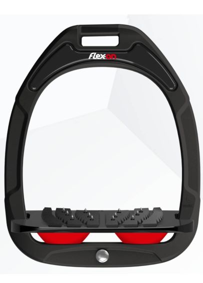 Flex-On Green Composite Stirrups - Black/Red