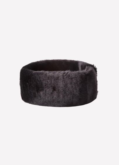 Dubarry Fur Headband - Black