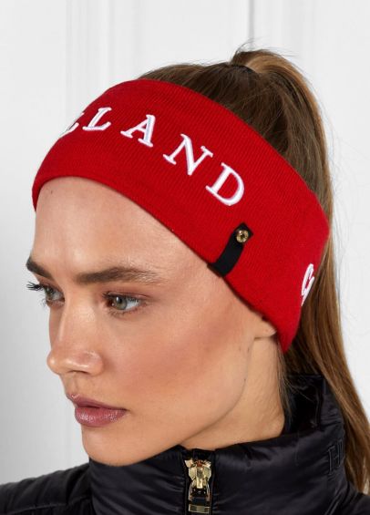Holland Cooper Logo Headband - Heritage Red