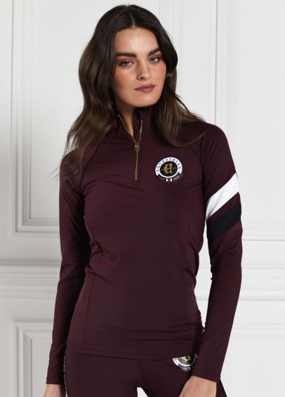 Holland Cooper Heritage Sport Base Layer - Mulberry