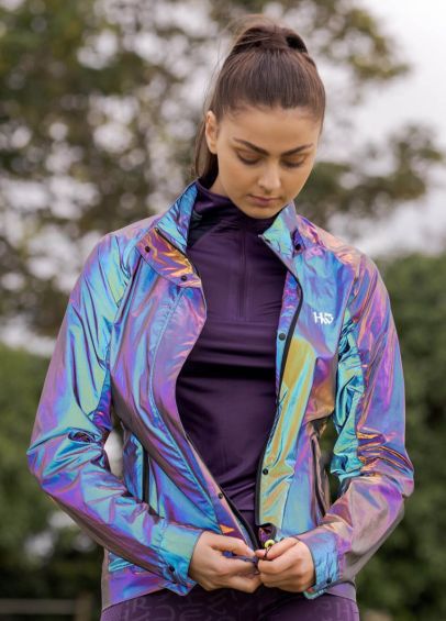 Horseware Rainbow Reflective Jacket - Purple