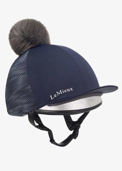 LeMieux Mini Reflective Hat Silk - Indigo