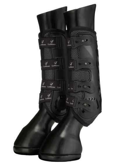 LeMieux Ultra Mesh Snug Boot (Pair) - Black