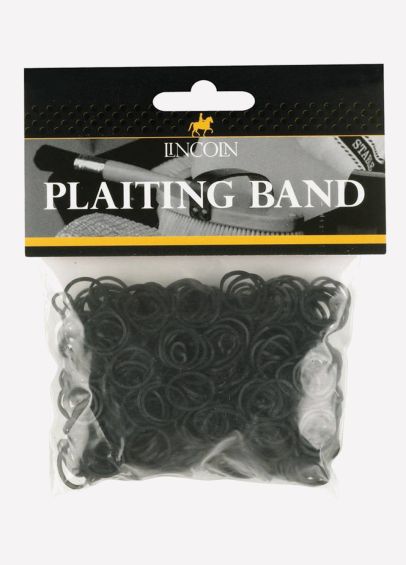 Lincoln Plaiting Bands - Black