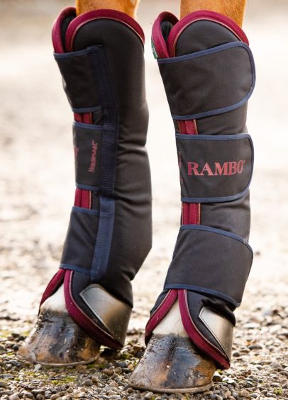 Rambo Travel Boots - Navy/Burgundy