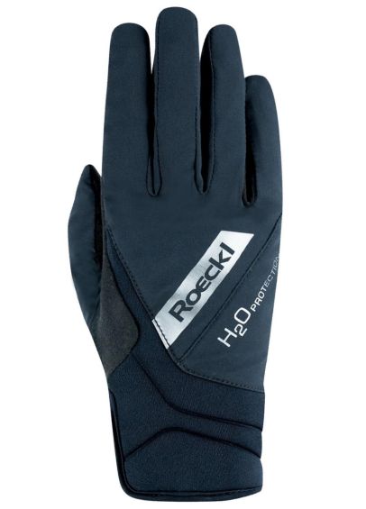 Roeckl Waregem Gloves - Black/Silver
