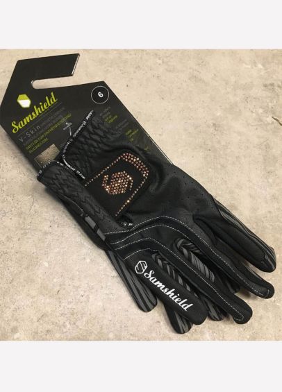 Samshield V-Skin Swarovski Gloves - Black/Rose Gold