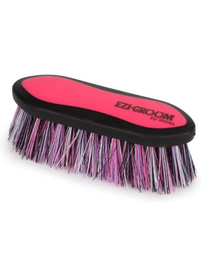 Shires EZI-GROOM Dandy Brush - Pink