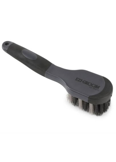 Shires Ezi-Groom Grip Bucket Brush - Black