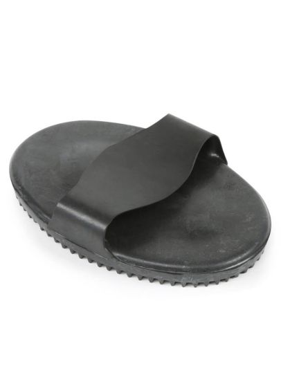 Shires Rubber Curry Comb - Black