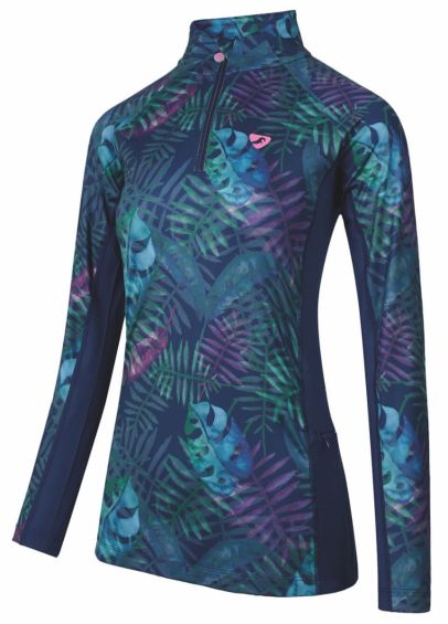 Shires Aubrion Newbury Long Sleeve Base Layer - Tropical