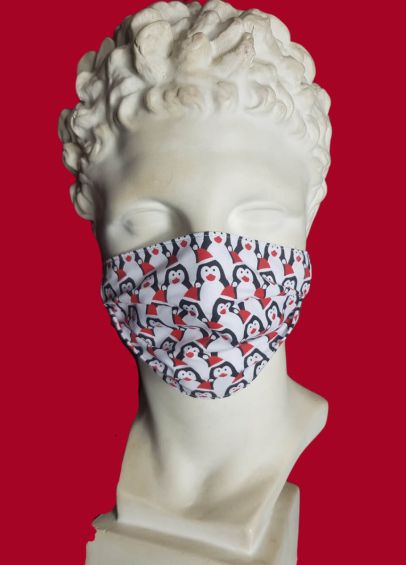 Spartan Cotton Face Cover - Penguin