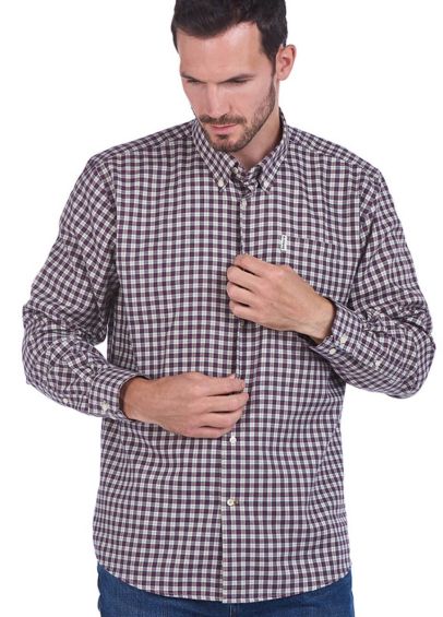 Barbour Thornley Thermo Weave Shirt - Red